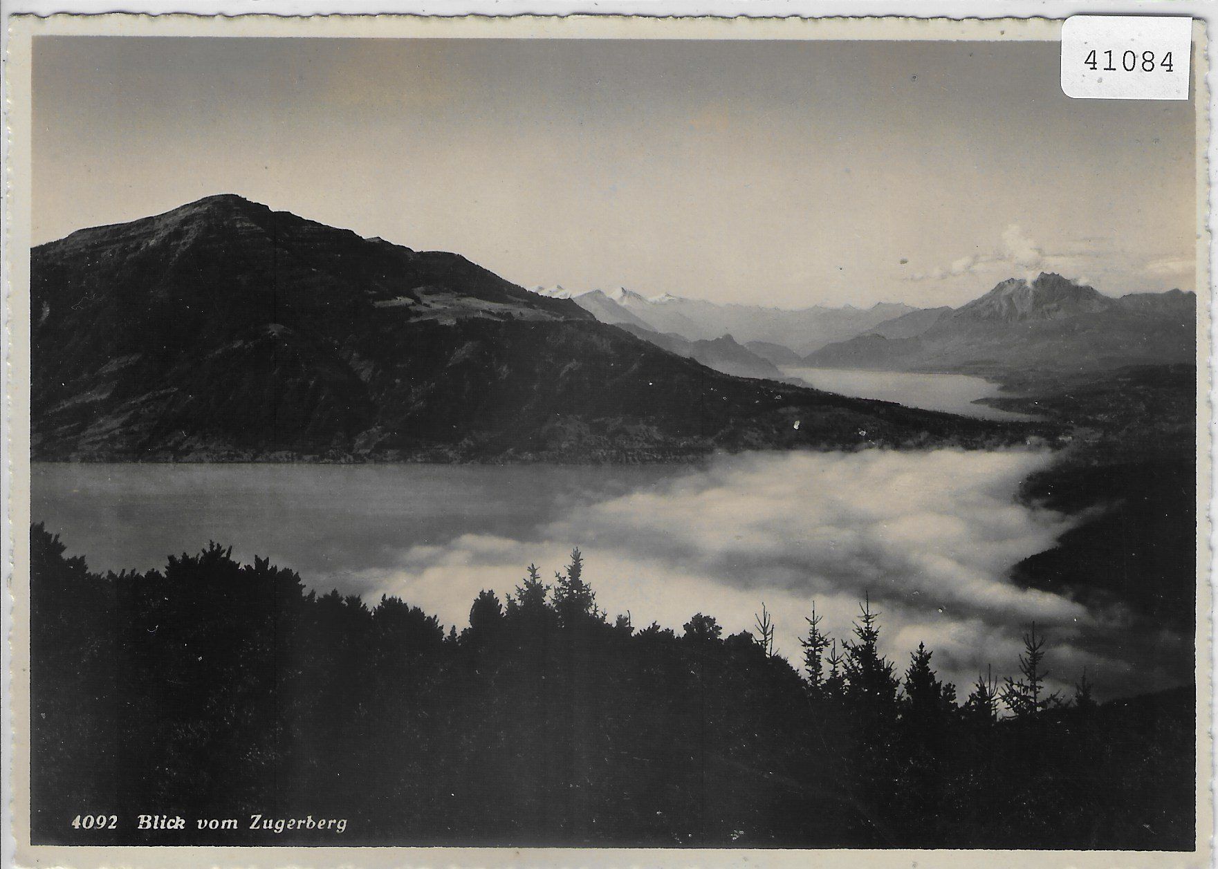 Cartoline postali: Blick vom Zugerberg – Usato da Ettingen venduto da Kartenplanet