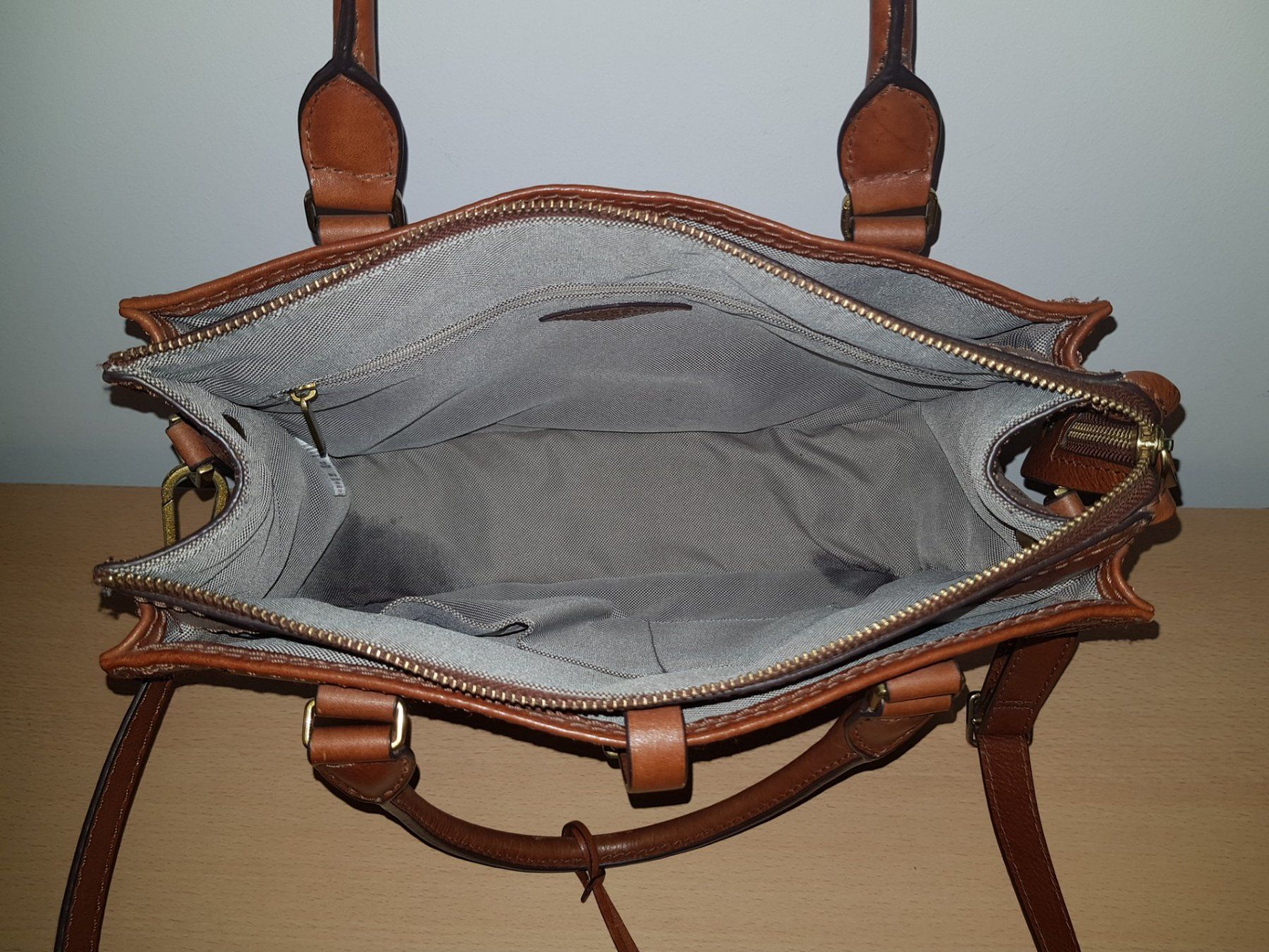 Fossil Borse da donna: Fossil Leder Handtasche braun – Usato da Basel venduto da Birs868 4