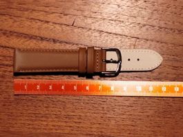 20mm Bracelet de montre en cuir