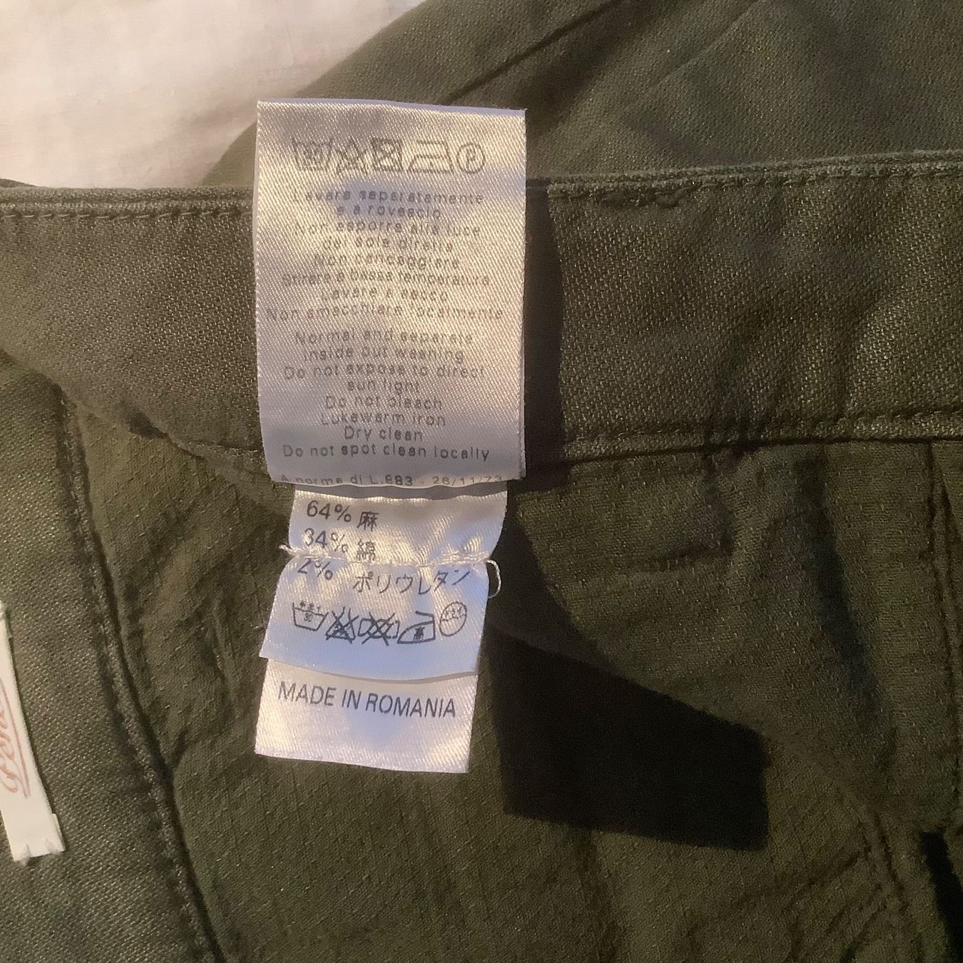 Pantaloni: Leinenhose, Pence – Usato da Zürich venduto da -Panoptikum- 5