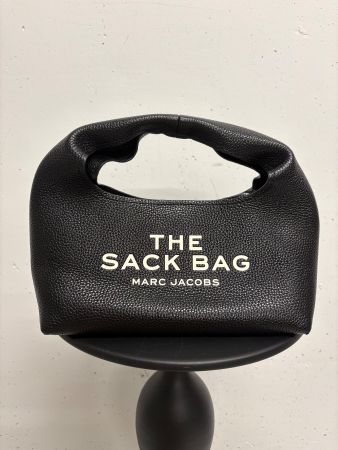 Marc Jacobs The Sack Bag Kleine Handtasche Schwarz Leder