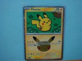 Pokémon Pikachu 034/128     12/30 FR
