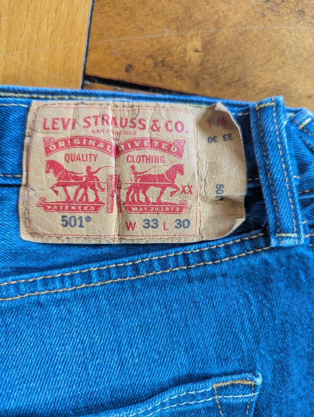 Levi's Jeans: Levi's 501s W33 L30 Blue – Usato da Stans venduto da ang_vp2j 2