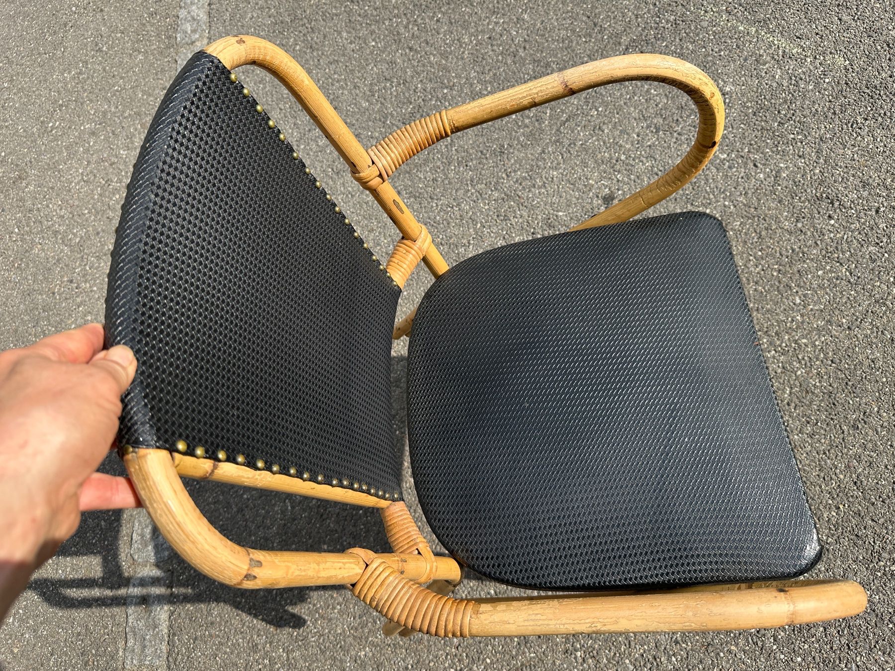 Poltrone: Vintage Bambus Cocktail Sessel. – Usato da Zürich venduto da atlantis77 6