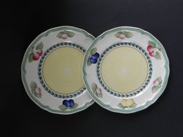 2 Dessertteller * FRENCH GARDEN FLEURENCE * Villeroy & Boch