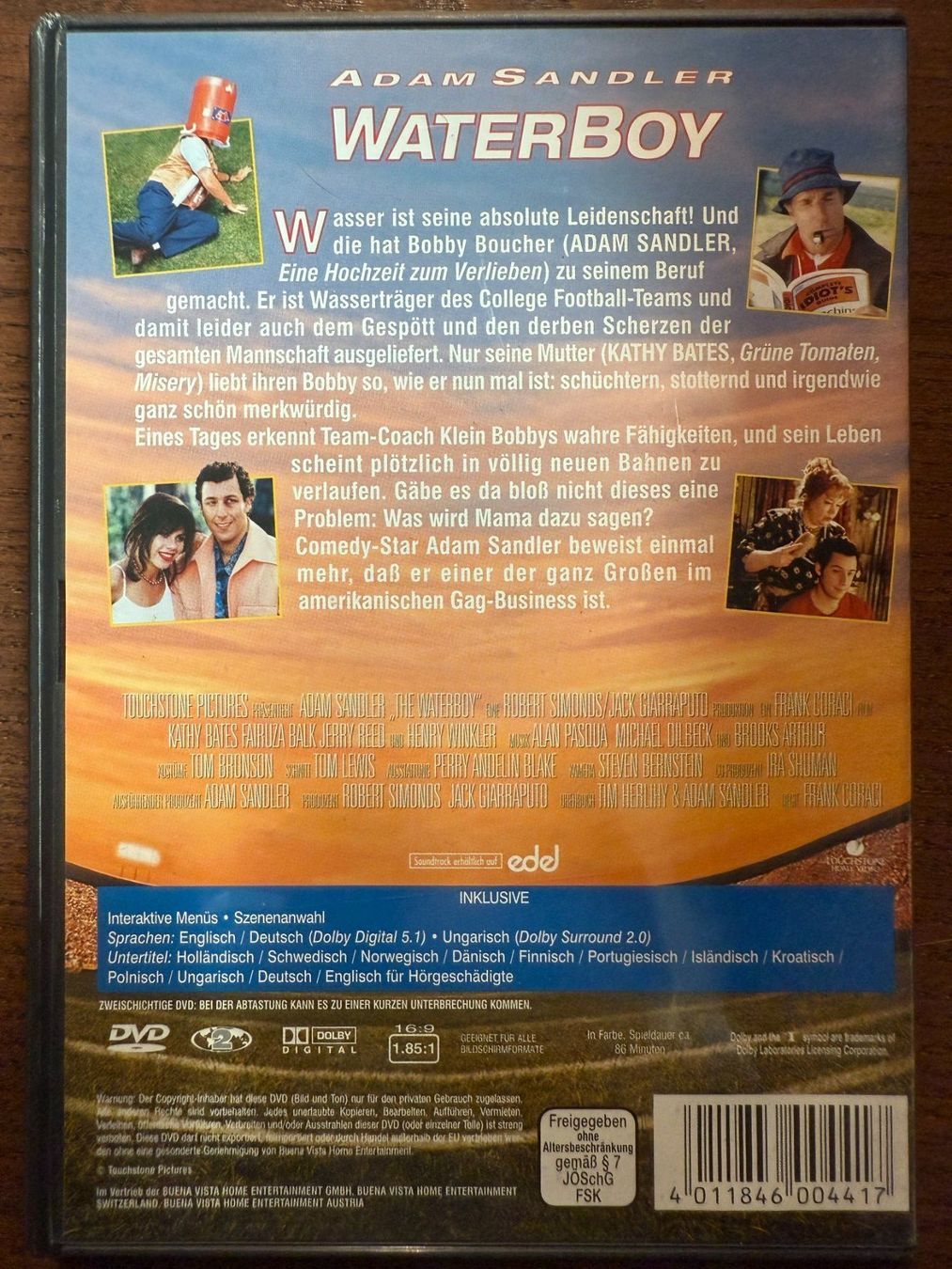 Tutti i DVDs: Waterboy - Der Typ mit dem Wasserschaden – Usato da Zürich venduto da FilmFreunde 1