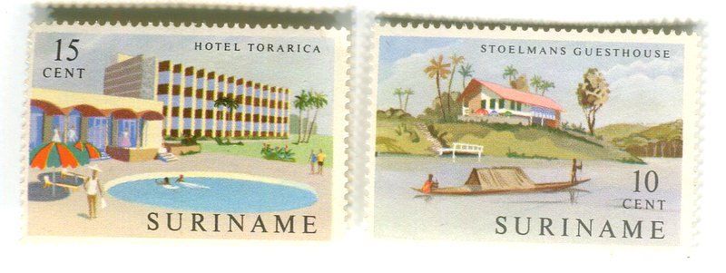 Tous les timbres: Briefmarken "Tourismus". Suriname – Neuf avec emballage d'origine à Basel par Butsch5