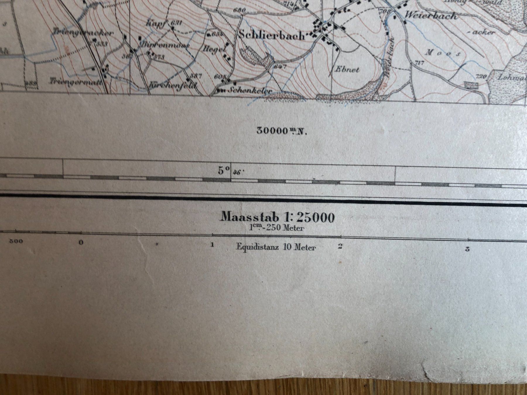 Landkarten & Atlanten: Siegfriedatlas Bl. 169: Triengen 1887 – Gebraucht aus Zürich von allp 5