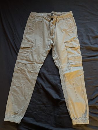 Jack & Jones Cargo Hose beige Grösse 33/32