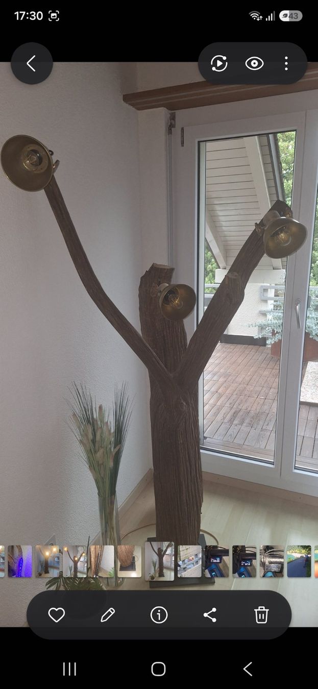 Lampen: Stehleuchte Unikat – Gebraucht aus Flums von Schnuff1 5