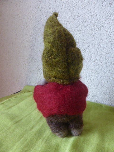 Statuette: Handgefilzter Zwerg/Wichtel – Usato da Hitzkirch venduto da kleinerbaer01 2