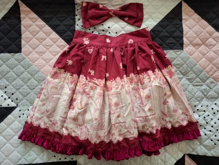 Jupe bordeaux Liz Lisa (J-fashion)