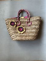 Sommer Strandtasche Basttasche Handarbeit Häkeltasche Boho C