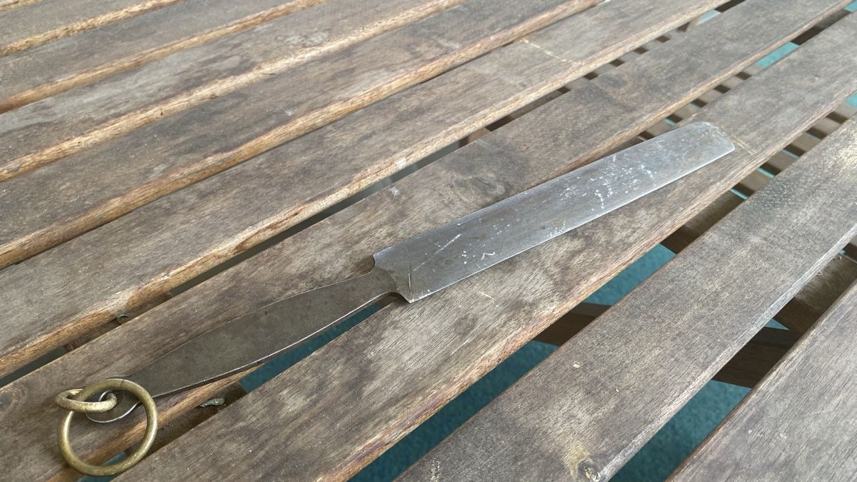 Posate: Altes F Dick Tranchiermesser / Messer flach – Usato da Zürich venduto da Timi80 8