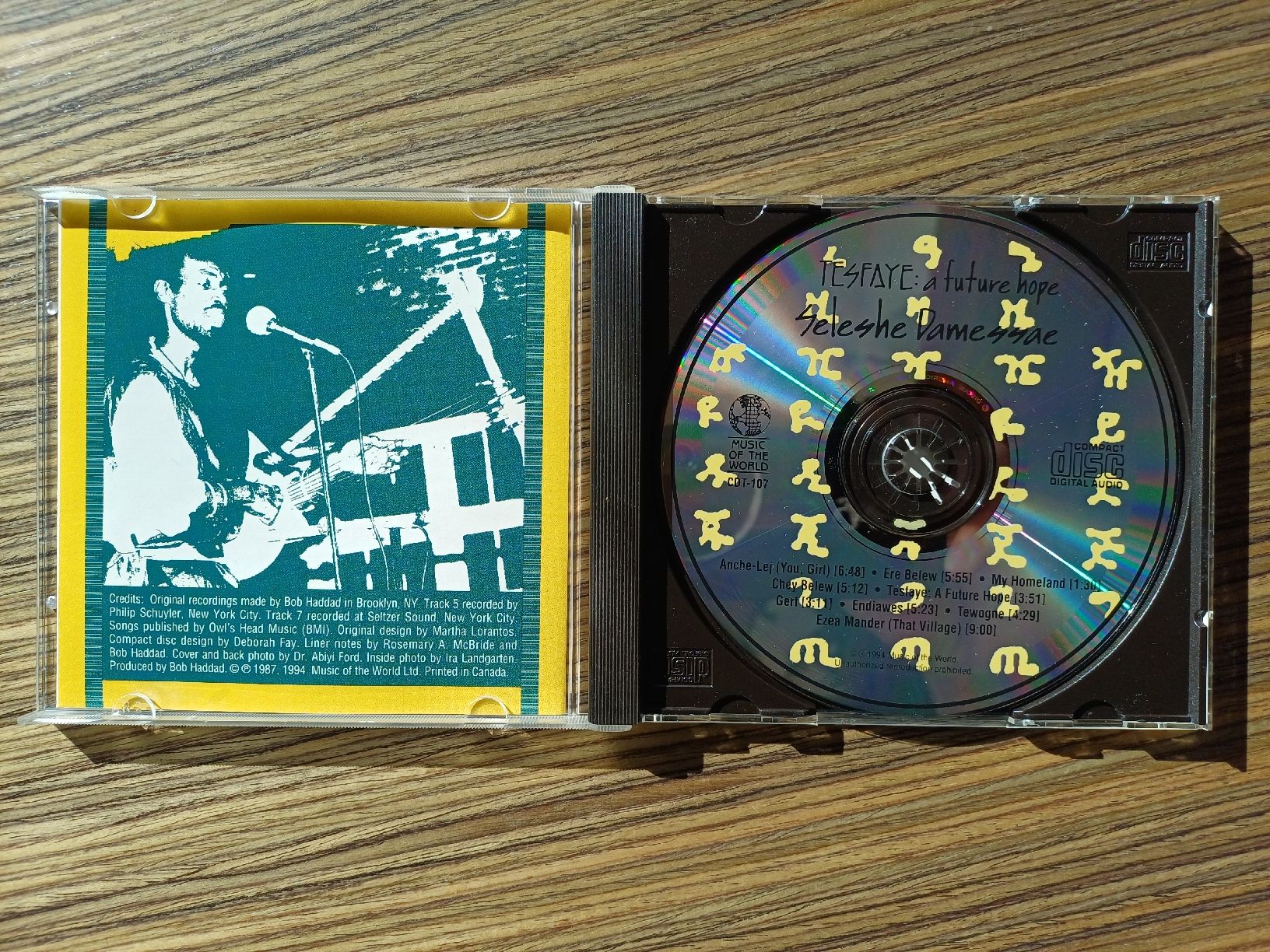 CD: Seleshe Damassae "Tesfaye : a future hope" CD – Nuovo (secondo la descrizione) da Begnins venduto da Drastic-Sound 2