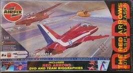 AIRFIX 09750 THE RED ARROWS PLASTIKBAUSÄTZE 1:72 NOS
