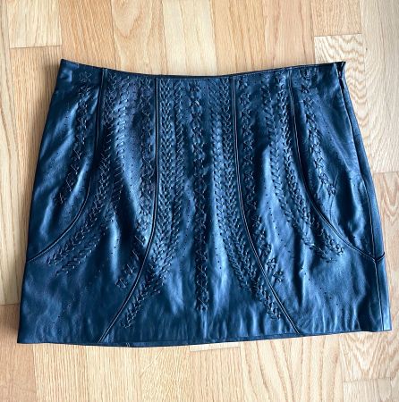 Kunstleder Minirock ZARA