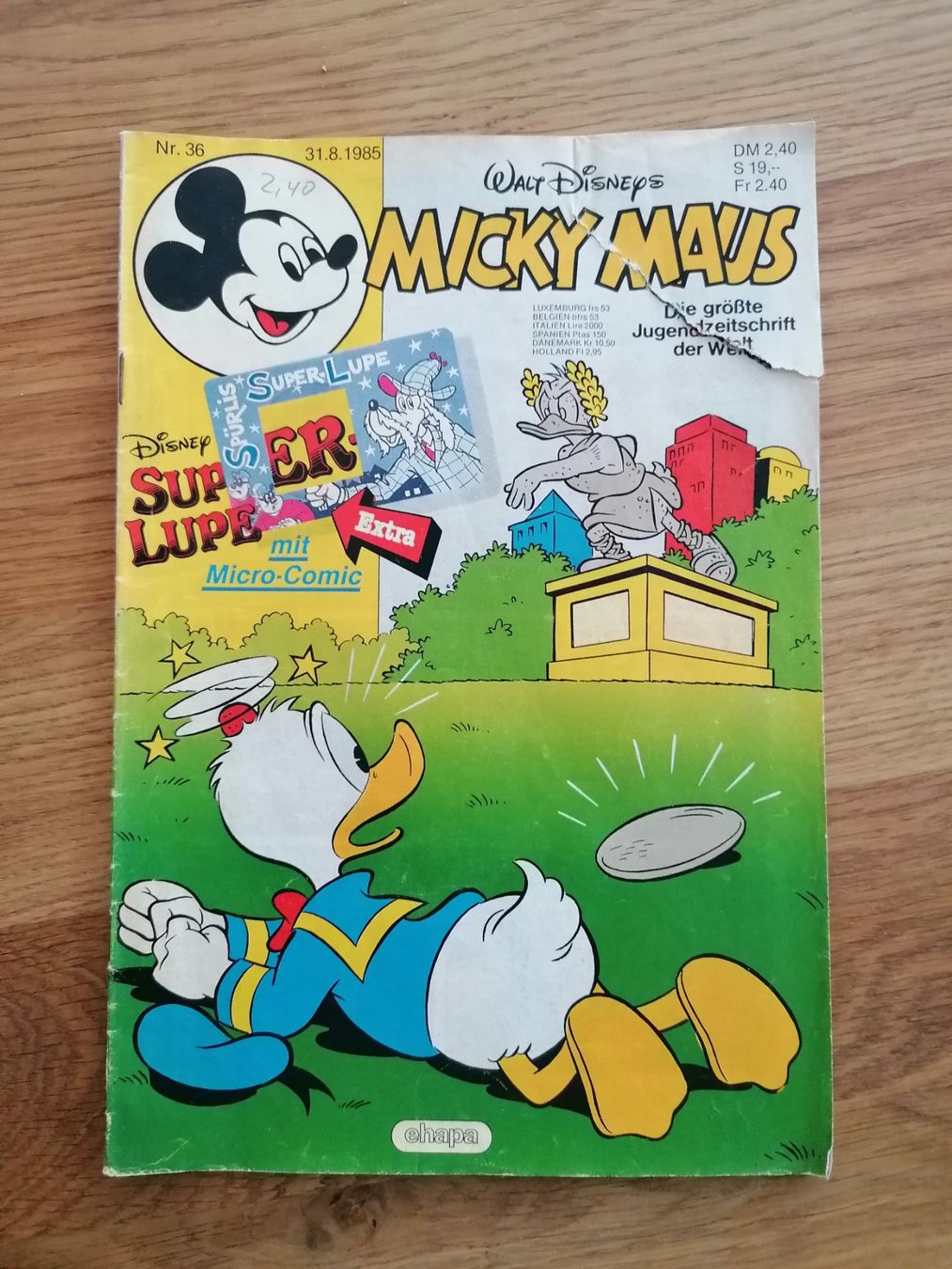 Comics: Micky Maus Heft 1985 Nr.36 – Gebraucht aus Basel von vintagecollector