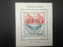 1938 Aarau Block Erstag    (A611)