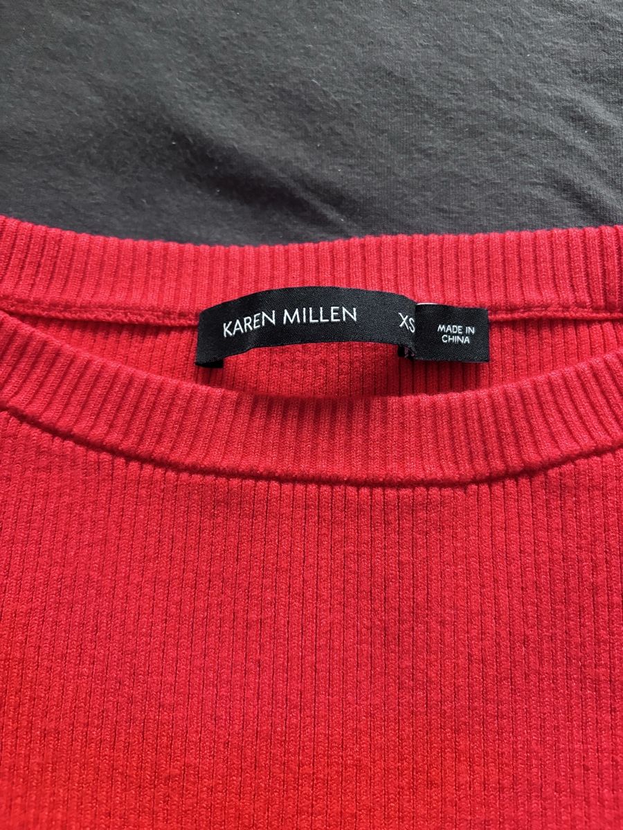 Karen Millen Maglioni & Felpe: Roter Strickpullover Gr. XS, Karen Millen – Nuovo (secondo la descrizione) da Zollikofen venduto da ale_w2sw 2