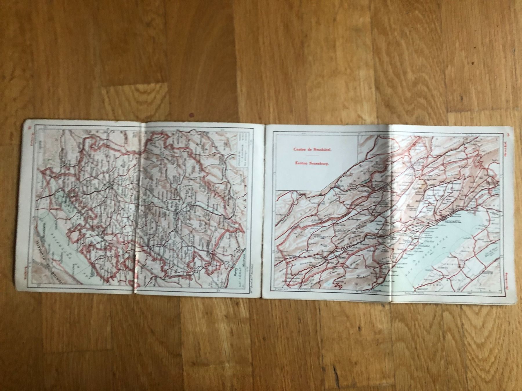 Landkarten & Atlanten: Taschen-Kärtchen der Strassen der Schweiz – Gebraucht aus Zürich von allp 3