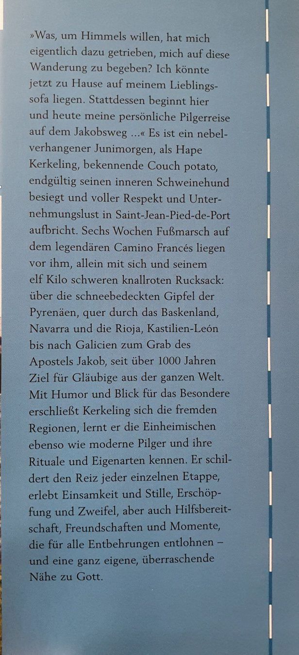 Libri: ICH BIN DANN MAL WEG Hape Kerkeling – Nuovo (secondo la descrizione) da Meinisberg venduto da Steiner31 2
