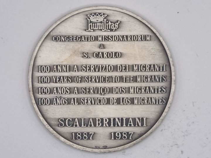 Medaglie: Grosse silber Medaille 1887 Scalabriniani – Nuovo e nell'imballaggio originale da Bure venduto da chap981 1