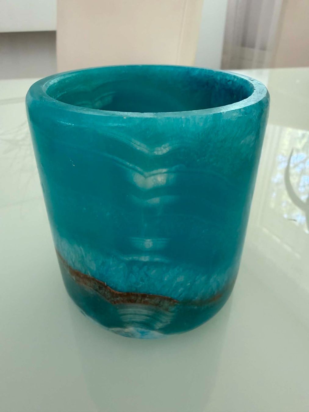 Tutte le decorazioni: Licht /Kerzenhalter aus echten Alabaster – Usato da Bern venduto da MIR-IAM 1