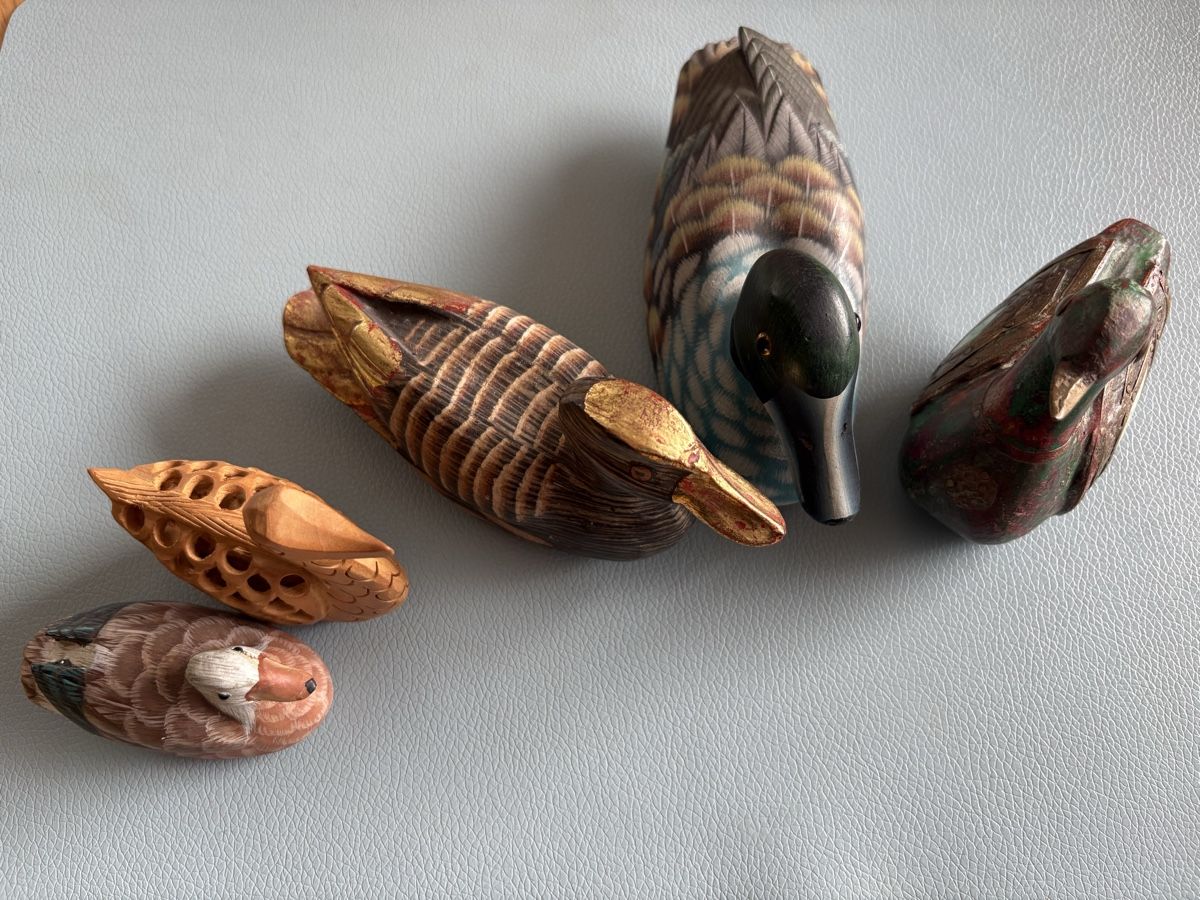 Statuette: Drei Enten, Holzfiguren, plus 2 Gratis – Usato da Uster venduto da ustemer