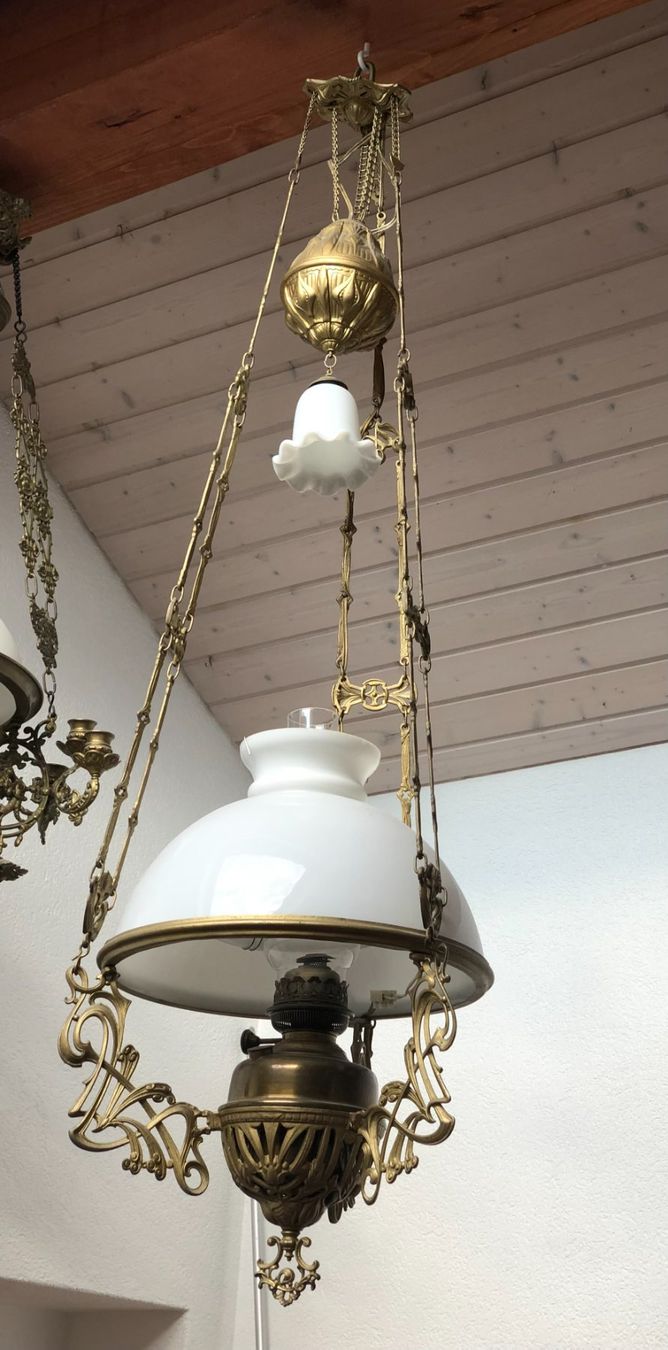Lampade: Ancienne lampe suspension – Usato da Epauvillers venduto da Marykot11