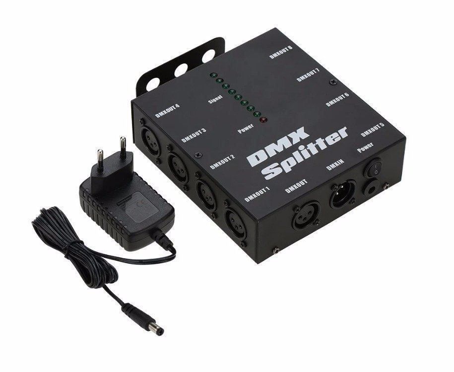Beamz DMX8 Splitter / Booster 8-way - Dutch DJ Equipment