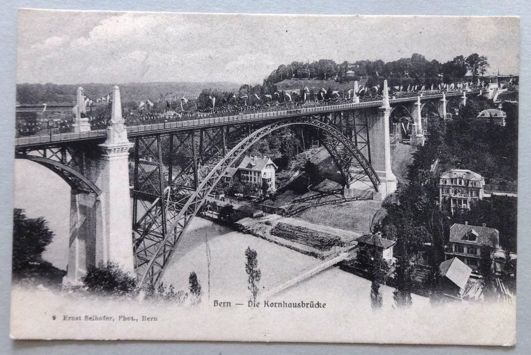 Ansichtskarten: Bern - Die Kornhausbrücke – Gebraucht aus Fétigny von Billy2miny