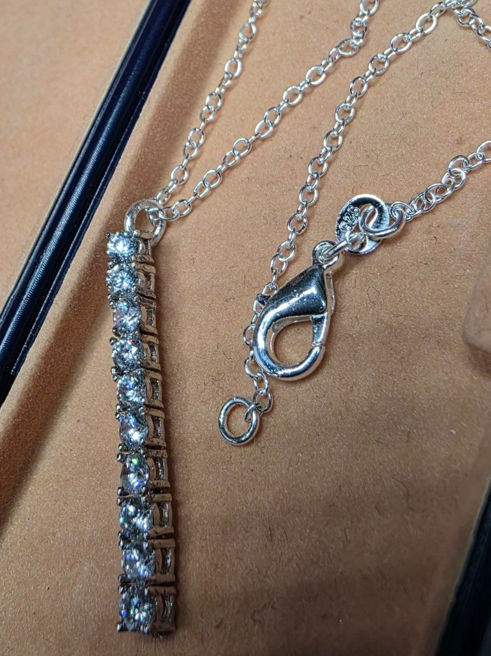 Ketten: Collier argent avec zircons – Neu und originalverpackt aus Reconvilier von Tsma67 1