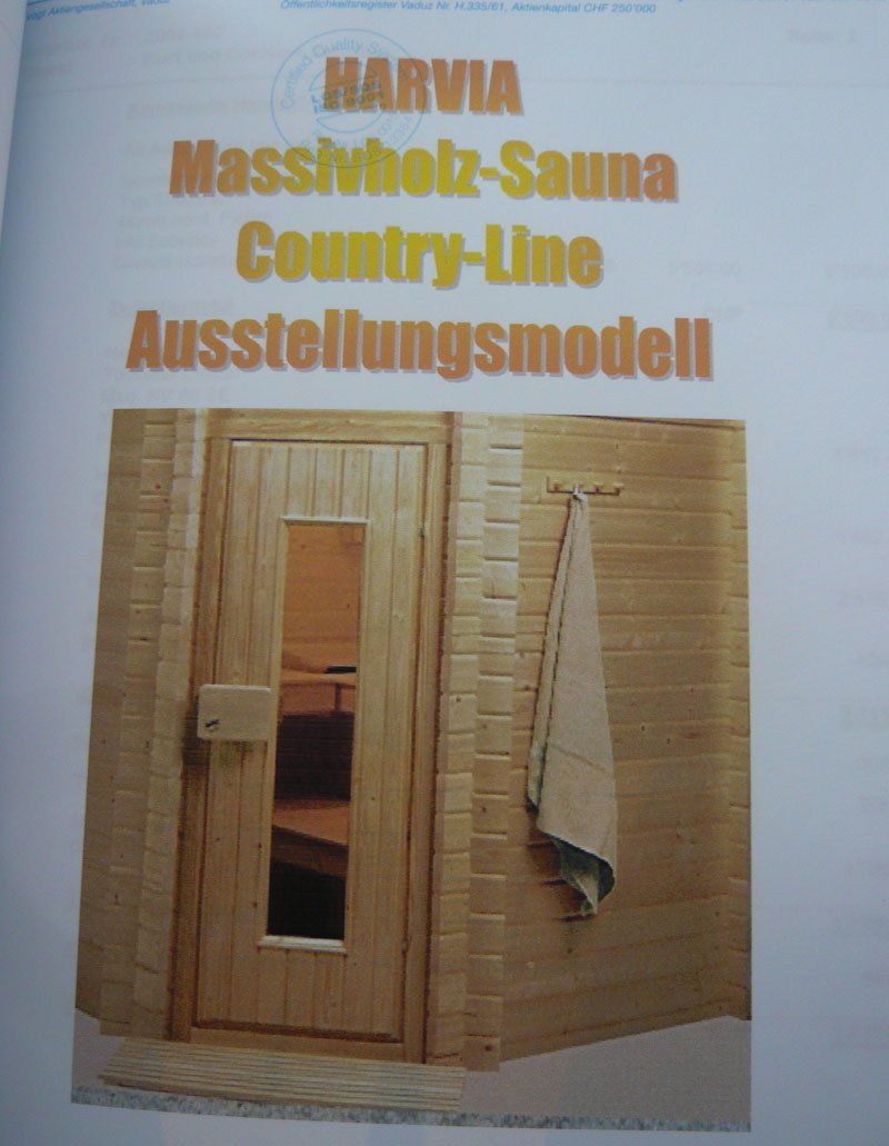 Sauna & Zubehör: Sauna – Gebraucht aus Ruggell von Btt 1
