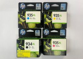 4 Stk. Orig. HP Nr. 934XL & 935XL Patronen zum Sonderpreis