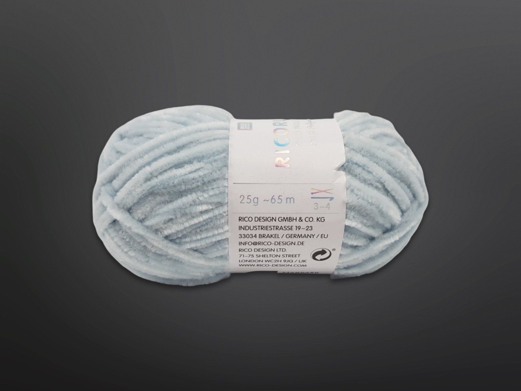 Lana: RICO DESIGN flauschiges Garn Hellblau 10 Stk. – Nuovo (secondo la descrizione) da Suhr venduto da Restwert_Suhr 4