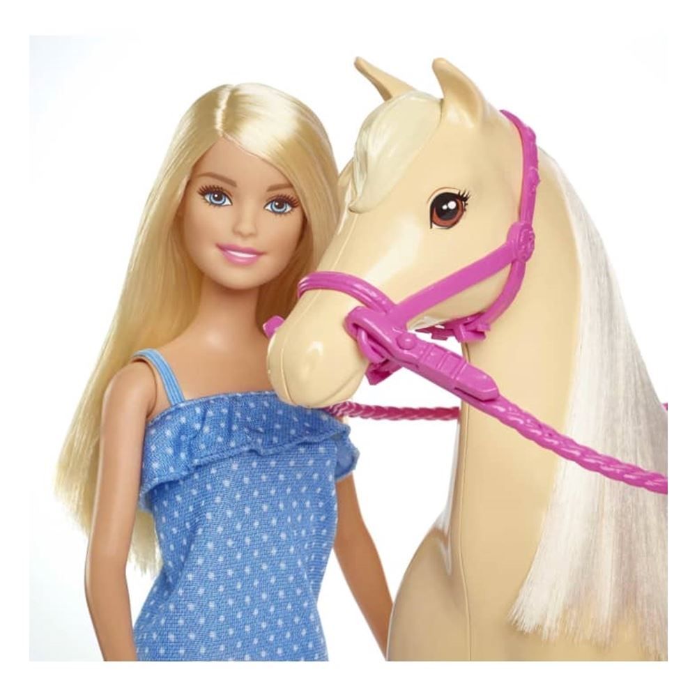 Bambole: Barbie Puppe Blond mit Pferd – Nuovo e nell'imballaggio originale da Wettingen venduto da Swala 3