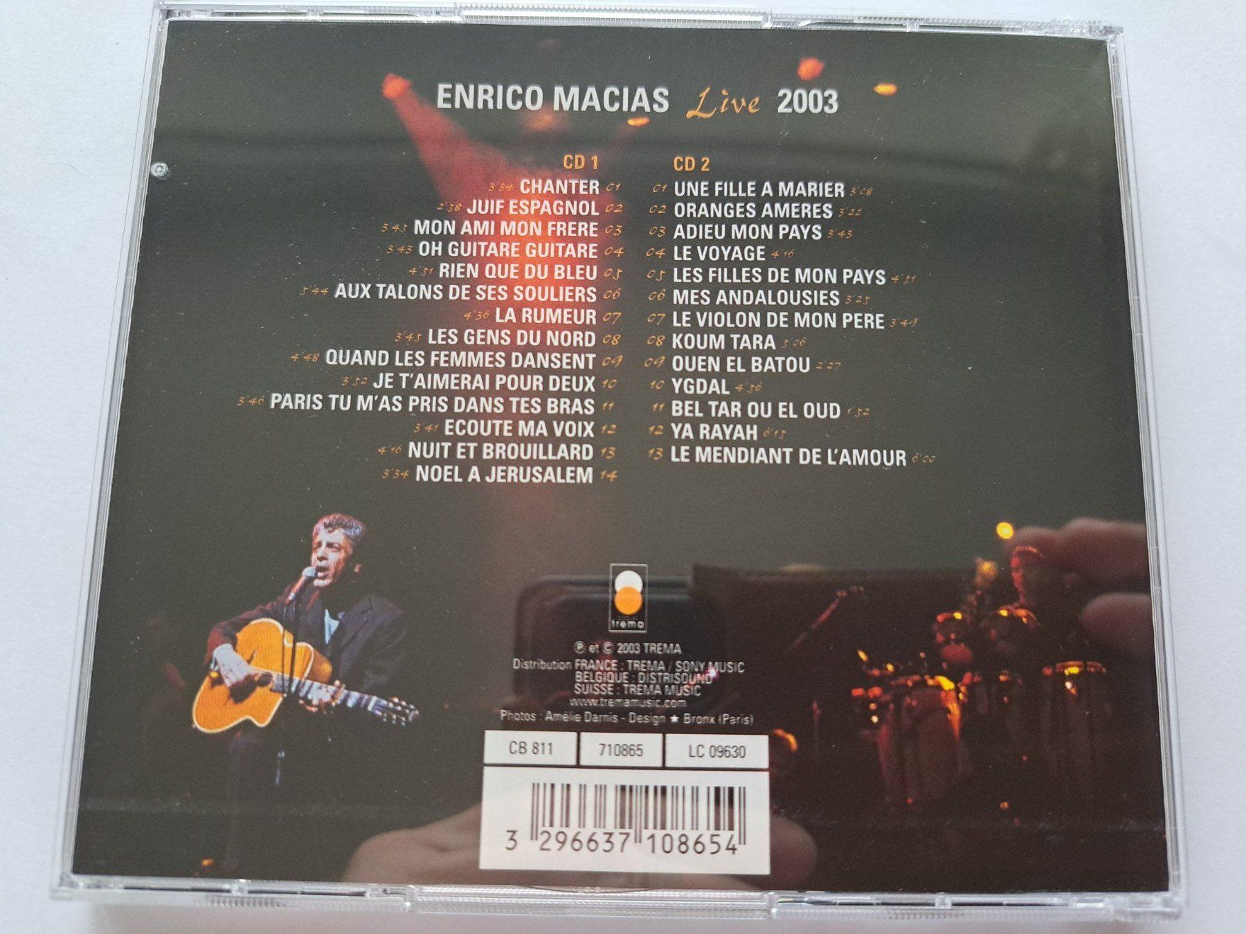 CD: Cd Enrico Macias - Live 2003 – Usato da Pully venduto da bro_n52j 1