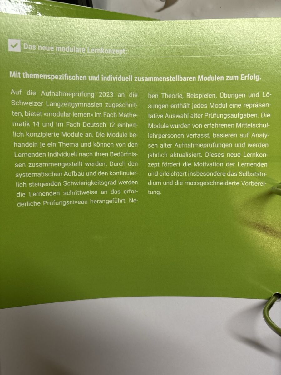 Libri: Lernmodule Deutsch f. Langzeitgymnasium – Usato da Stäfa venduto da Talaso 2