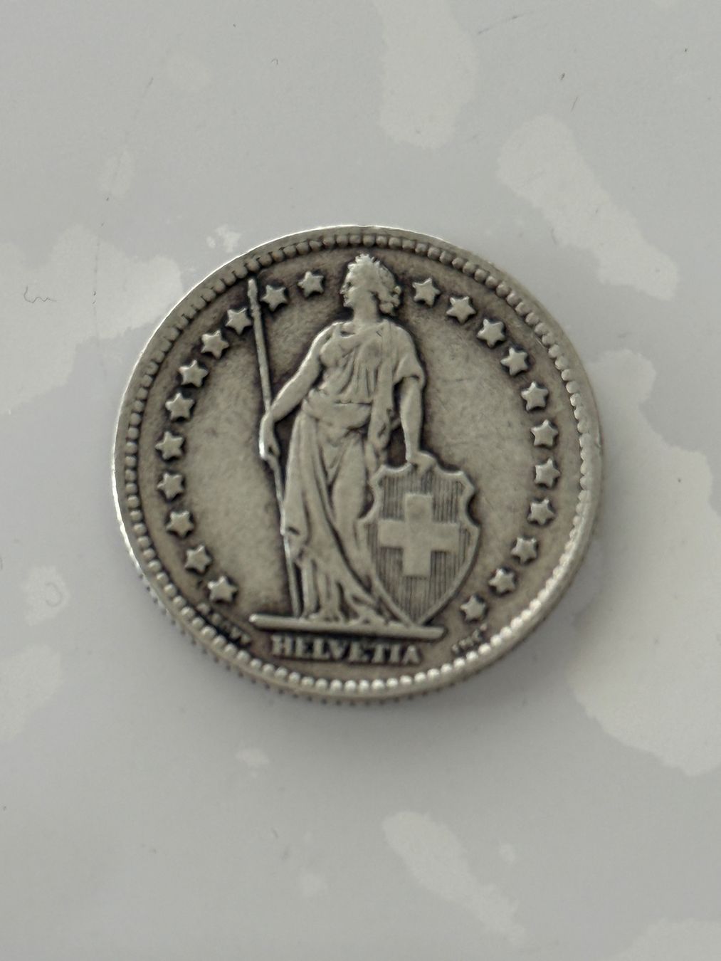 Tutti le monete: 1 Franken 1932  Rar – Usato da Wallisellen venduto da SWISS_SILVER1