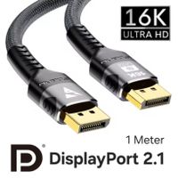 Premium DisplayPort DP2.1 Kabel 4K@240Hz 8K@120Hz 16K@30Hz