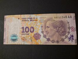 Argentine 2012 100 pesos P358c