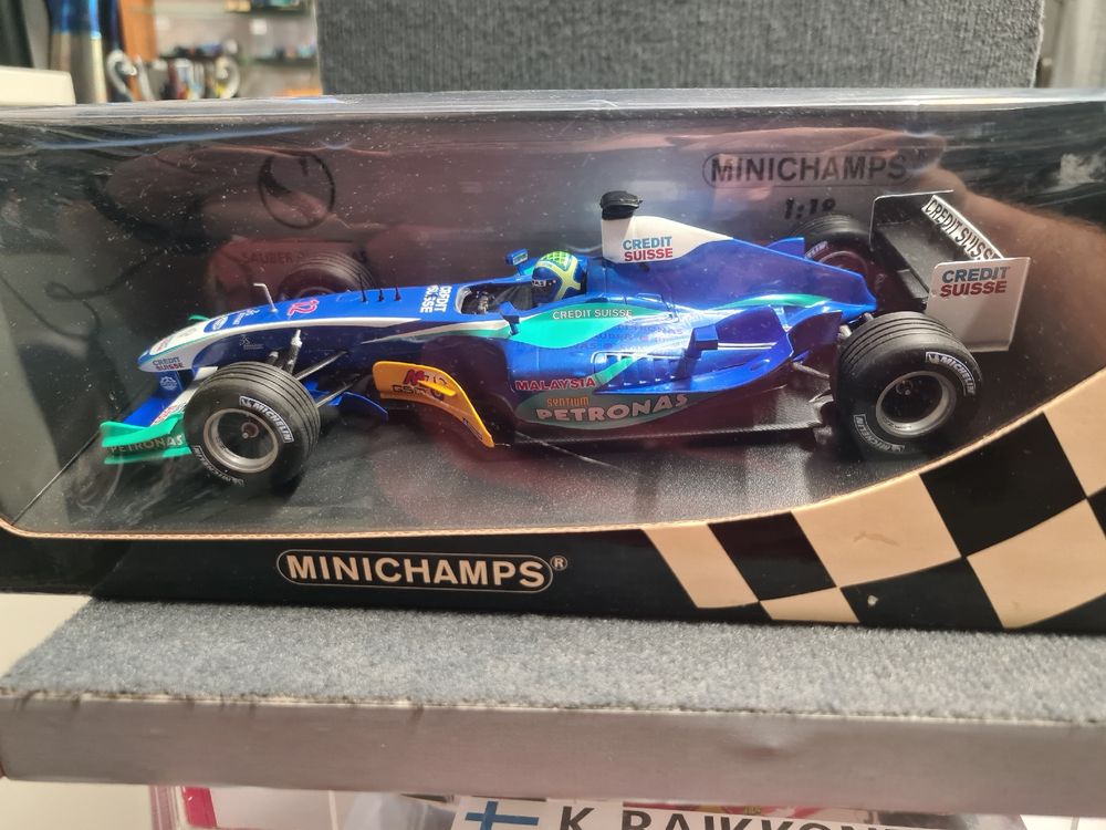 Minichamps Sauber Petronas C24 J. Villeneuve 2005 1:18 (Neu (gemäss