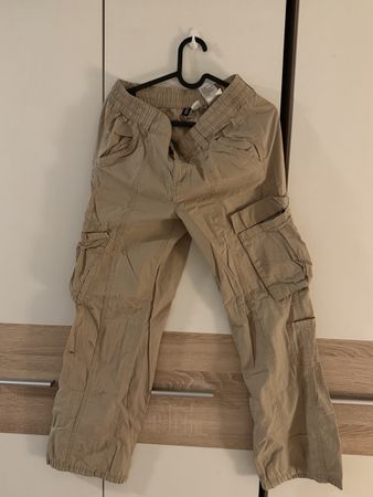 Khaki Cargo Pants - Size S - Great for Autumn Hikes!