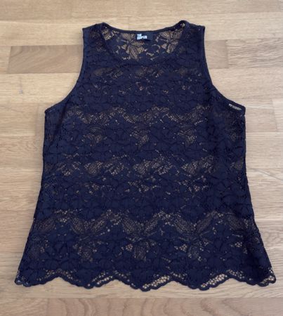 The Kooples Spitzentop Schwarz