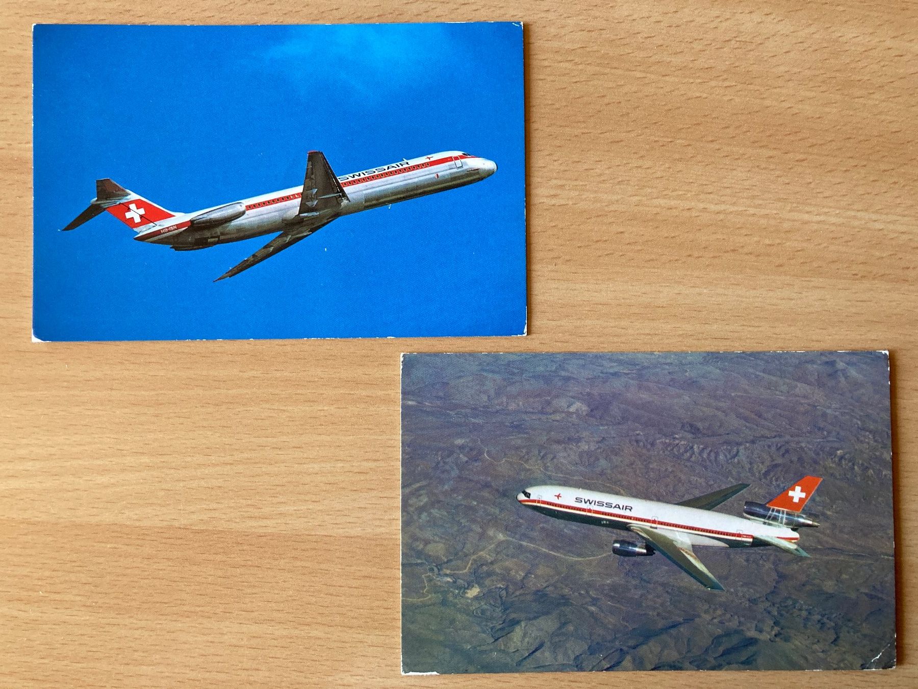 Cartoline postali: 2 Ansichtskarten Swissair, ungelaufen – Nuovo (secondo la descrizione) da Lütisburg venduto da wiesenpippau