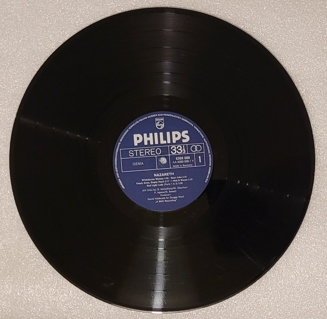 Dischi in vinile: Nazareth von 1972 – Usato da Zürich venduto da Avd 3