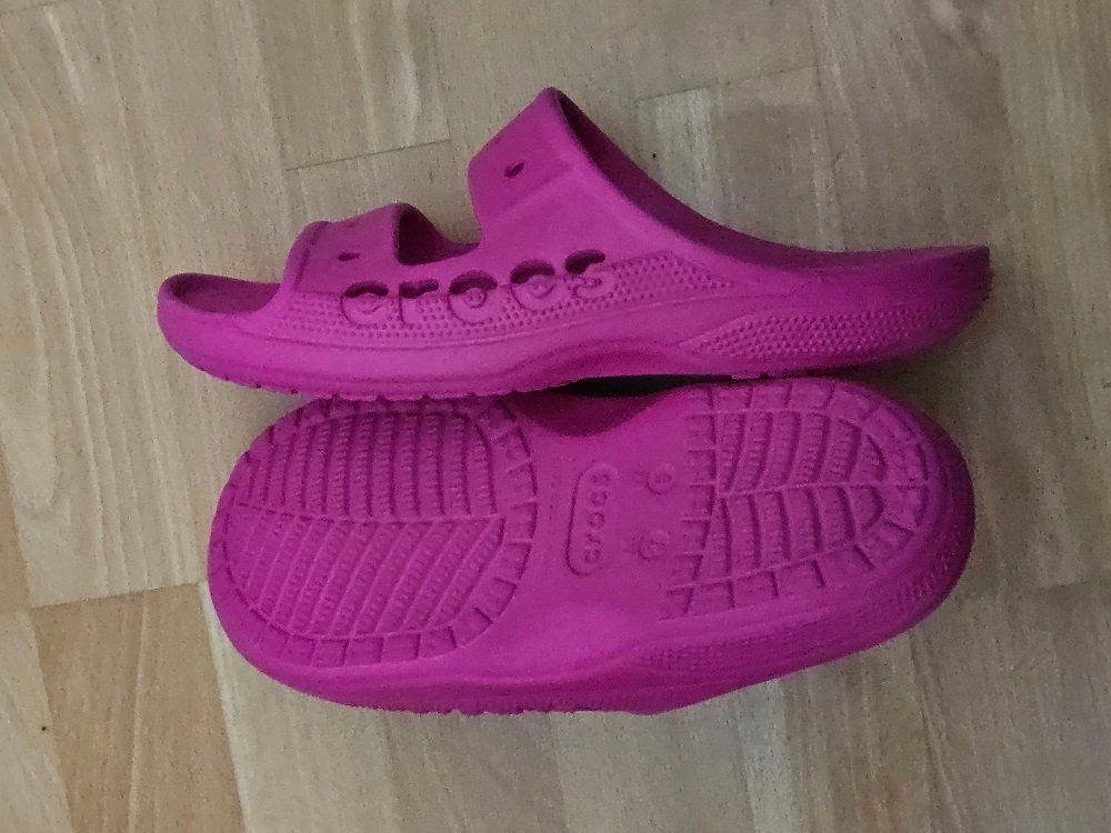 Crocs Scarpe da donna: Neu: Slide Crocs - pink - Gr.39 – Nuovo (secondo la descrizione) da Uznach venduto da Laeuffer 1