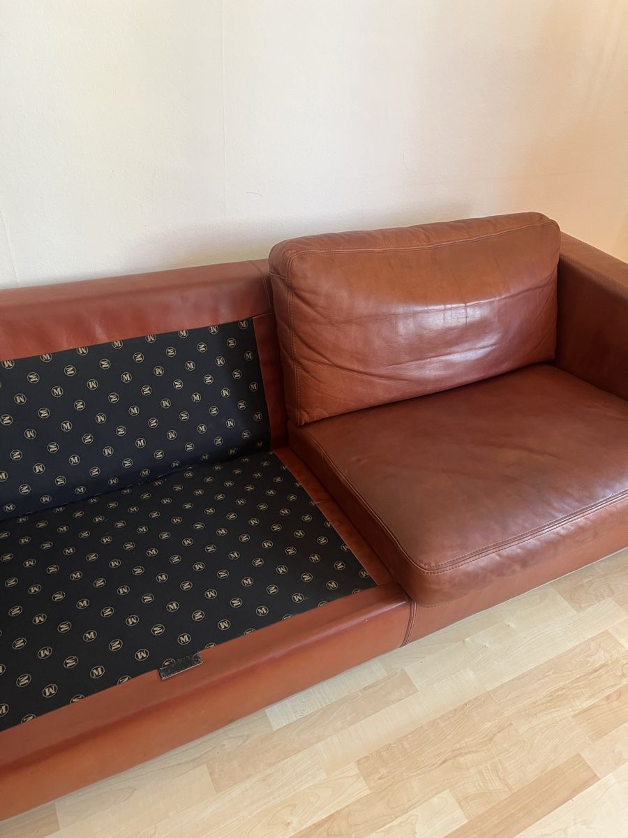 Minotti Sofas: Minotti Ledersofa 2,5 Plätzer – Gebraucht aus Basel von andreabettini 2