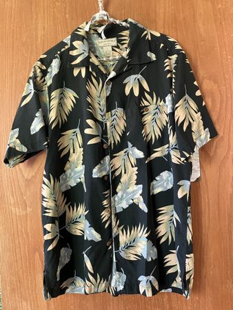 Hawaii Hemd Seide/Baumwolle Gr S